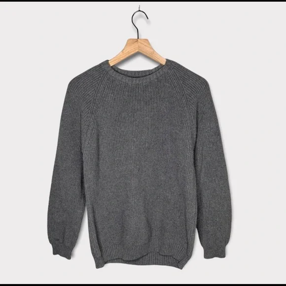 Zara Textured Knit Crewneck Sweater - Picture 1 of 4